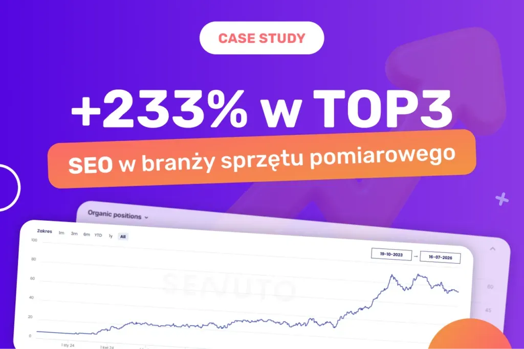 +233% w TOP3. SEO w branży sprzętu pomiarowego