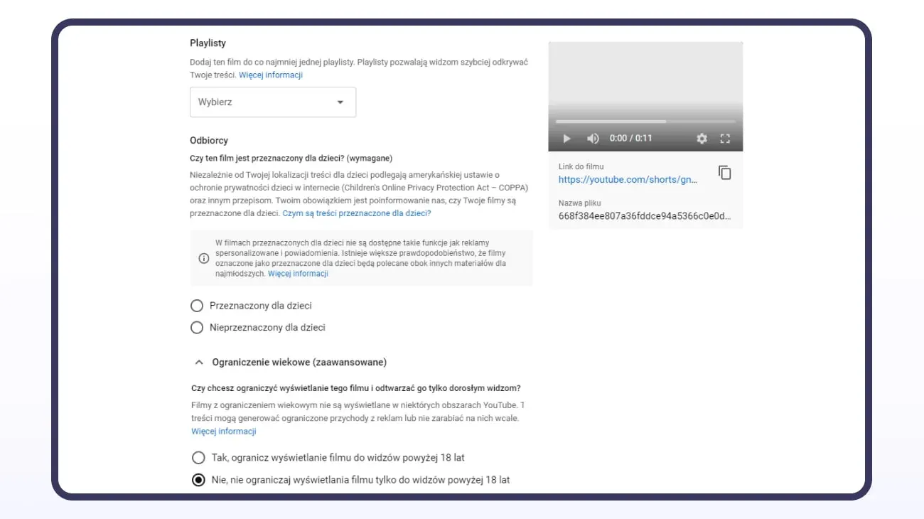YouTube optimisation - adding to a playlist
