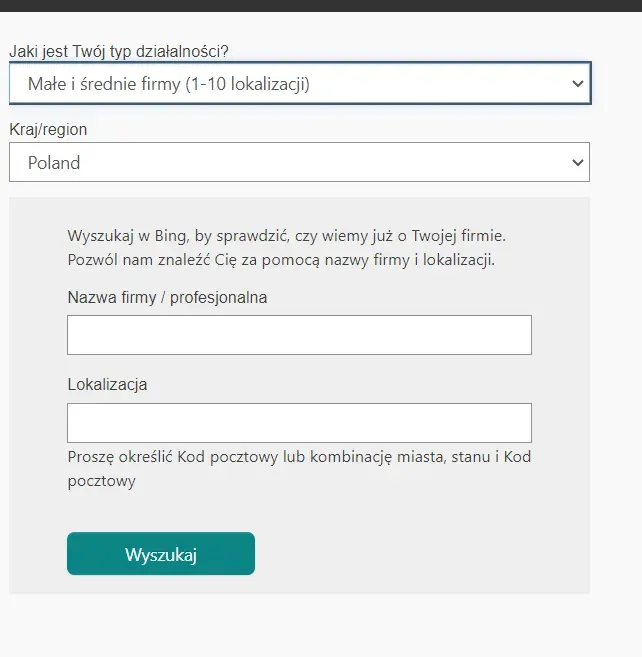 Bing business profile SEO