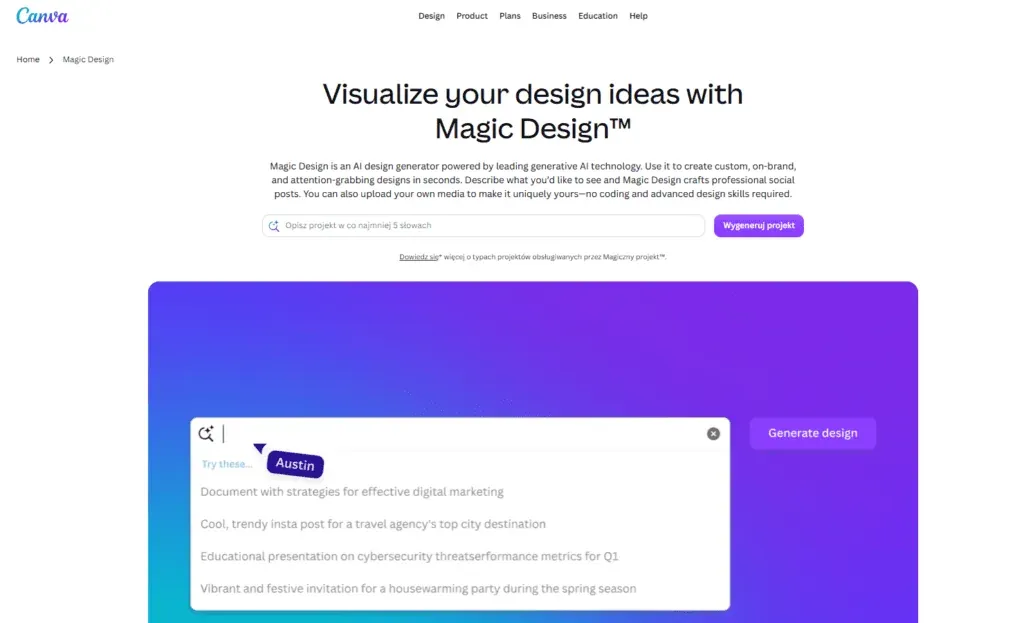 Canva Magic Design
