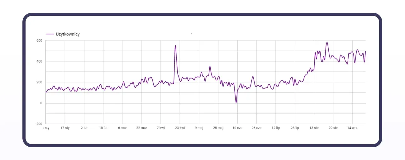 shoe shop SEO case study: users