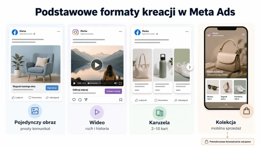 Basic Meta Ads creative formats