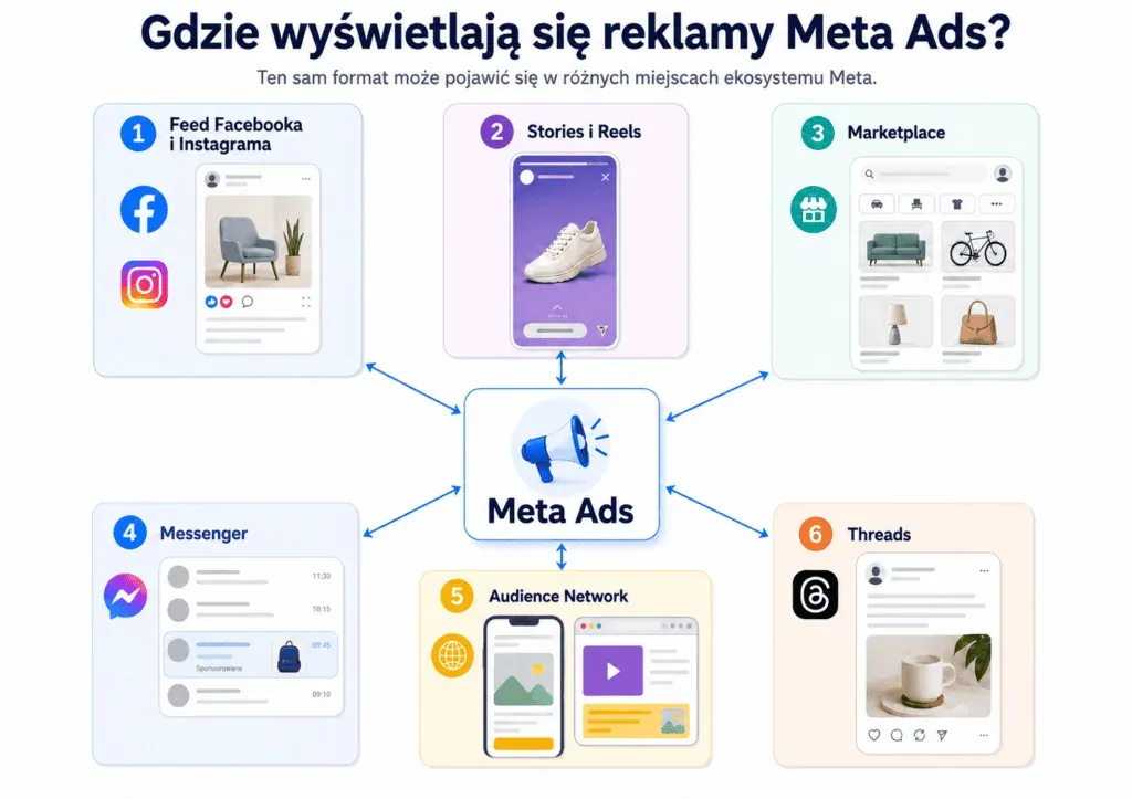 types of Facebook ads and placements