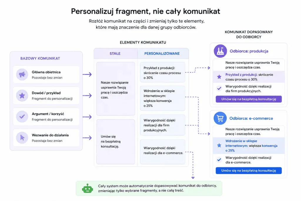 Generative content personalisation