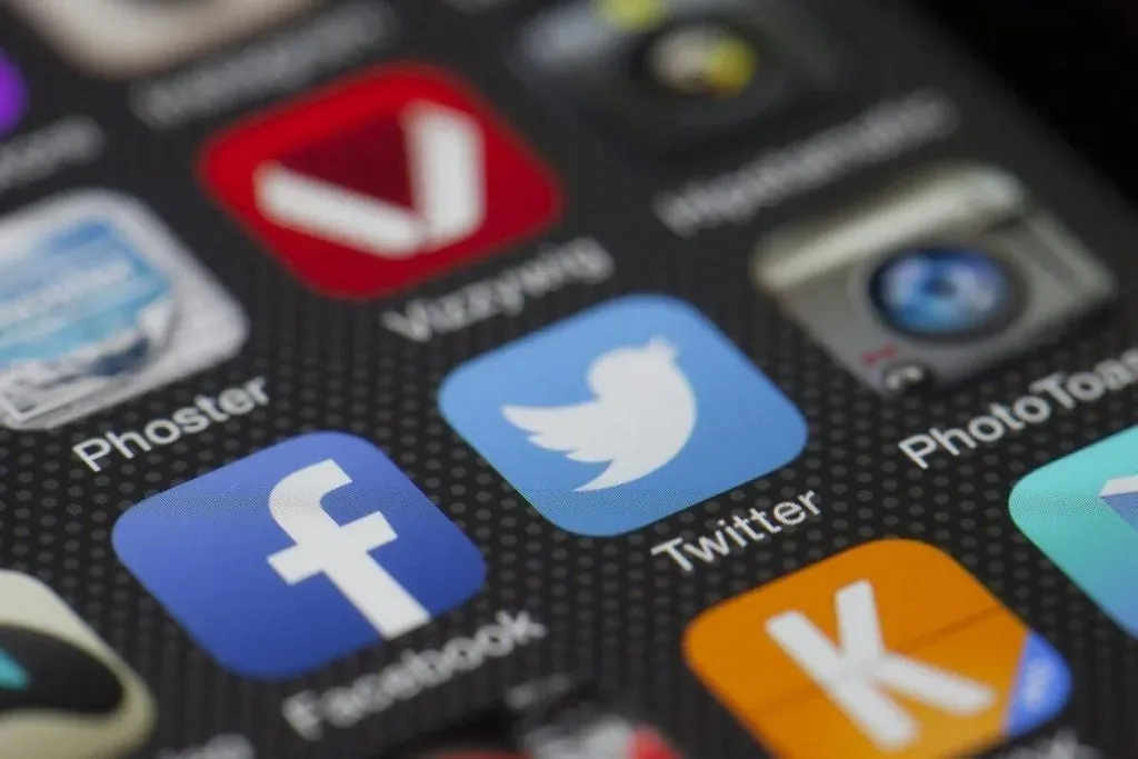 Social media app icons illustrating Grok AI's features