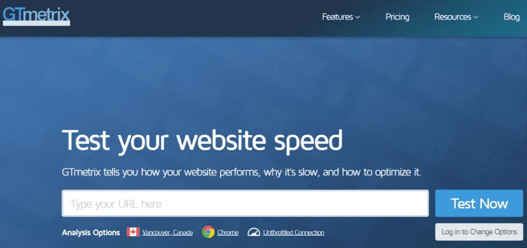 Technical SEO: GTmetrix