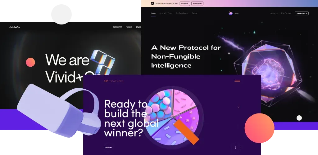 Modern graphics: Holographic / Neon