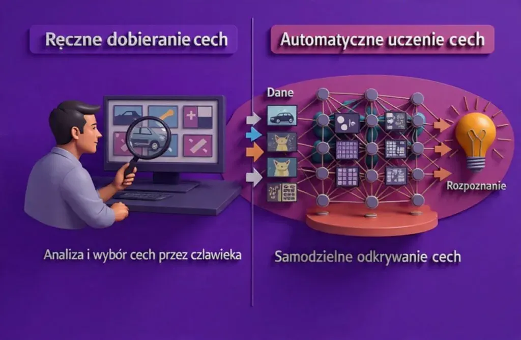 Manual feature selection versus automatic feature learning in deep learning