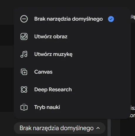 Wybór narzędzia domyślnego Gema