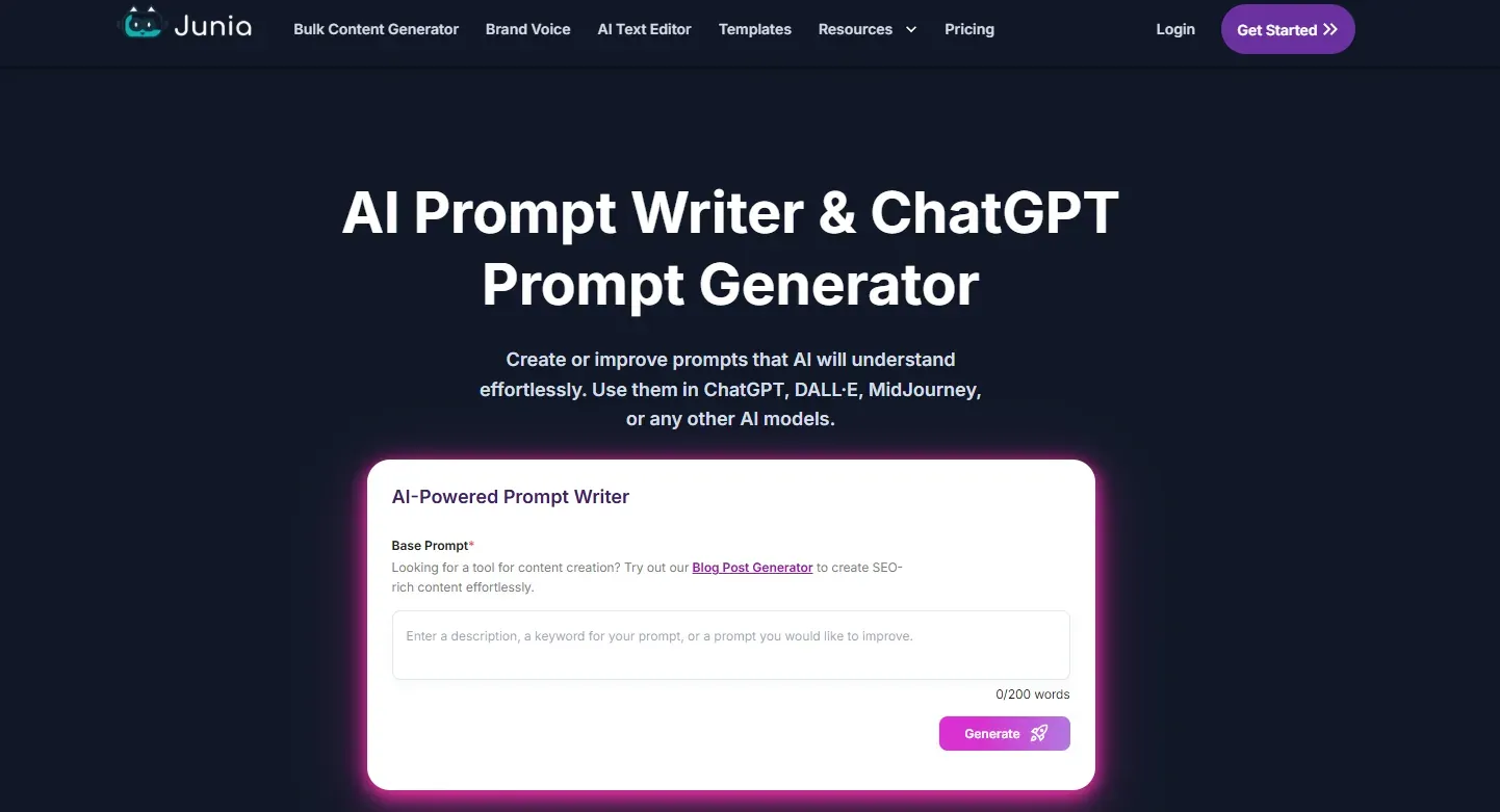 best AI prompt generator tools