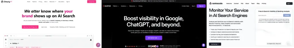 tools for analysing AI visibility