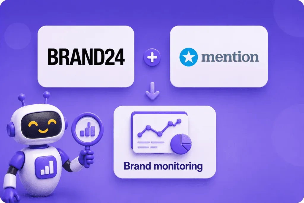 Brand monitoring tools (Brand24, Mention)