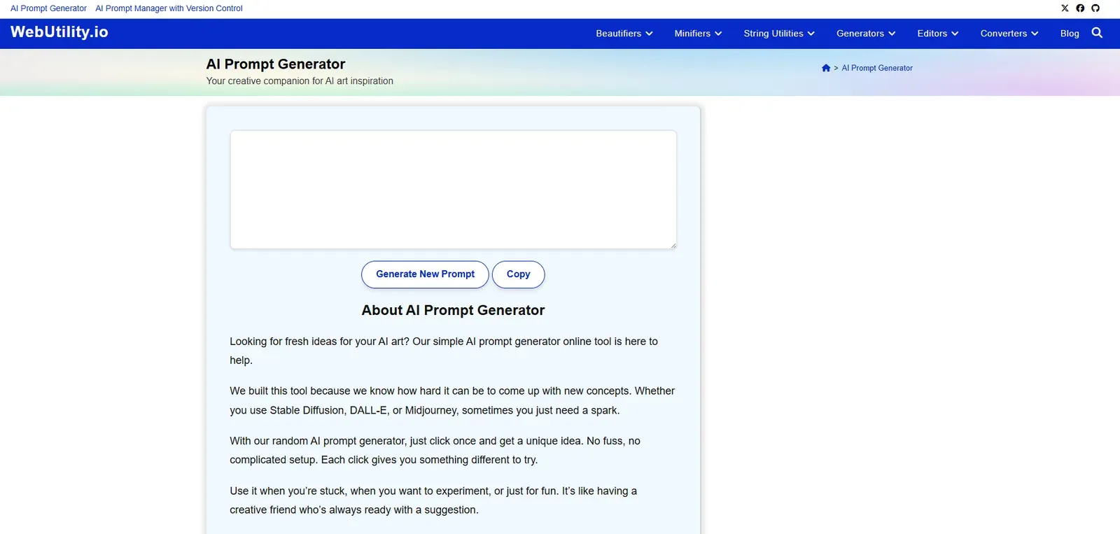 best AI prompt generator tools